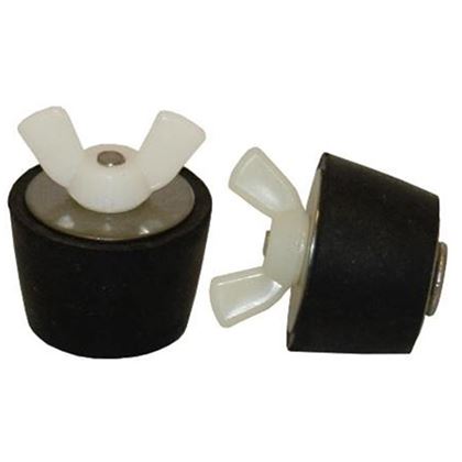 Picture of # 9 Winter Plug w/ SS Wing Nut for 1-1/2" Pipe Sp209