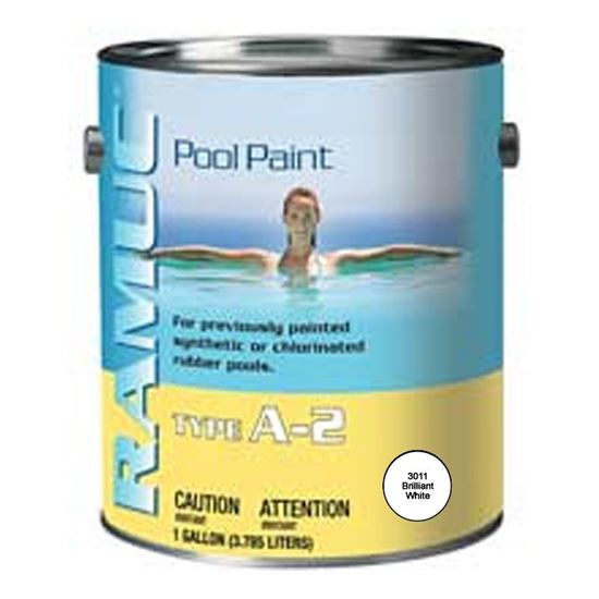 Picture of 1 gal type a-2 rubber white paint 962231101