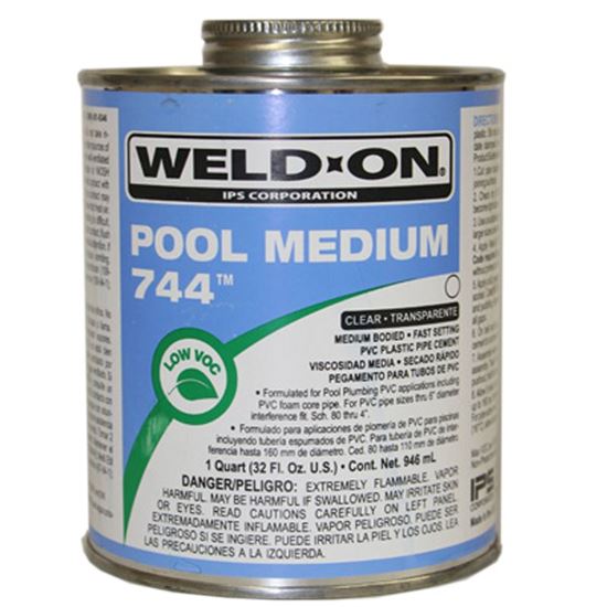 Picture of Pool Medium Clear Cement 1 Qt 744 Ips13555