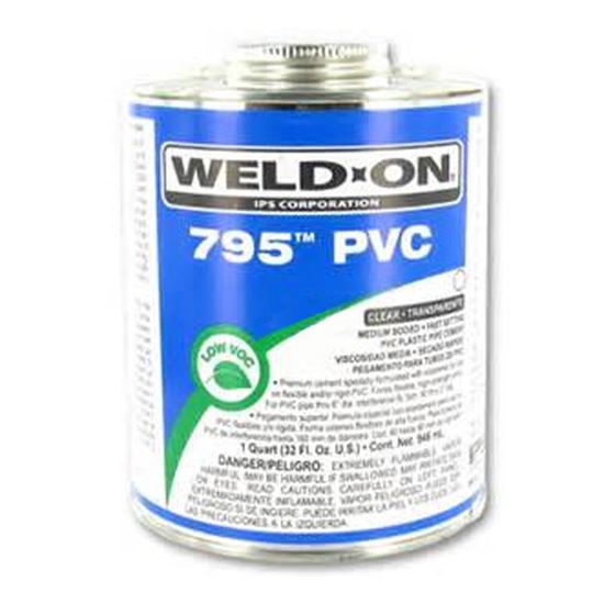 Picture of Clear Flex Pvc Cement 1 Qt 795Qcs 10280