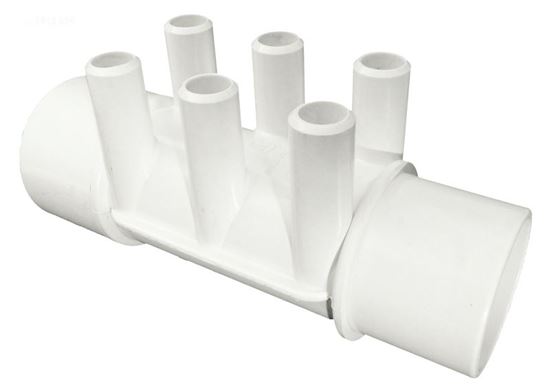 Picture of Manifold 3/4" Smooth Barb 6 Port 2 Inch Slip x 2 Inch Spigot 6724940