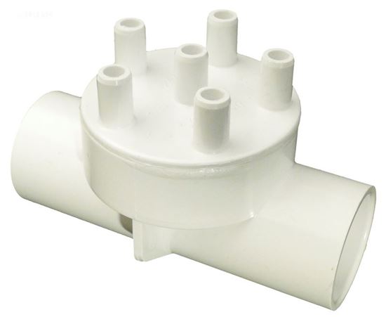 Picture of Air Manifold 3/8"sb, 6 Port Pancake 1"s x 1"s 6725060