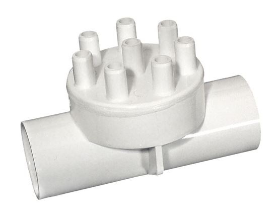 Picture of Air Manifold 3/8"sb 8 Port Pancake 1"s x 1"s 6725070