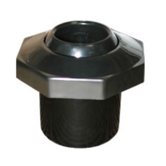 Picture of Inlet Fitting 1-1/2"mpt, 1" Orifice, Black  540029