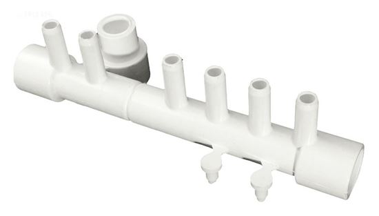 Picture of Manifold, 3/8"b, 6 Port, Flow Thru, 1/2"s x 1"spg 6724690