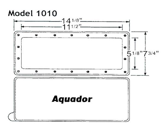 Picture of Wide mouth winter skimmer plate aq1010