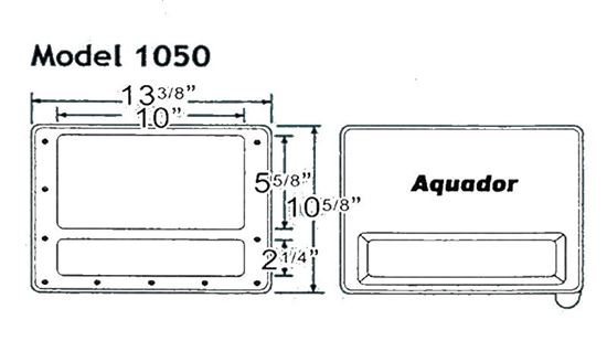 Picture of Winter skimmer plate aqua genie aq1050