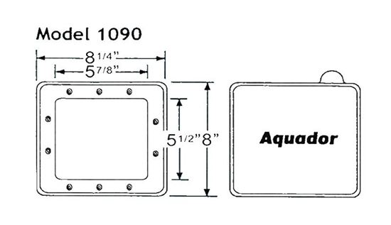 Picture of Winter skimmer plate standard skimmers aq1090