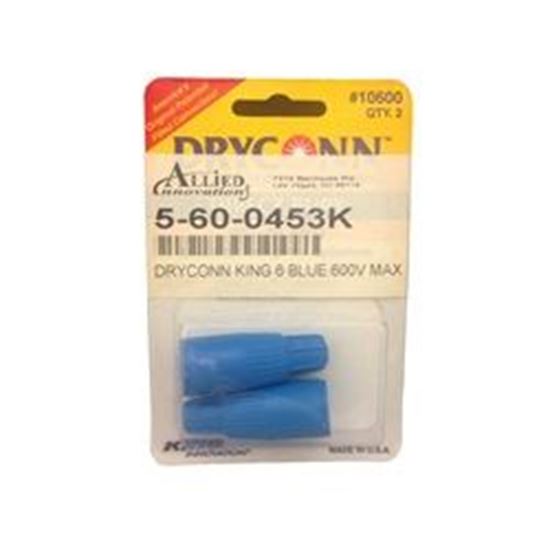Picture of Wire Connector: Dryconn - King 6 - Blue Wire #22-18 (2/Bag)-10600