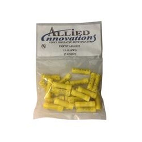 Picture of Wire Terminal Butt #12-10 Yellow 25 Pack BVY