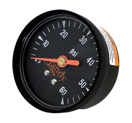 Picture of Pressure Gauge 1/4"mpt, 0-60psi, Back Mount R0359600