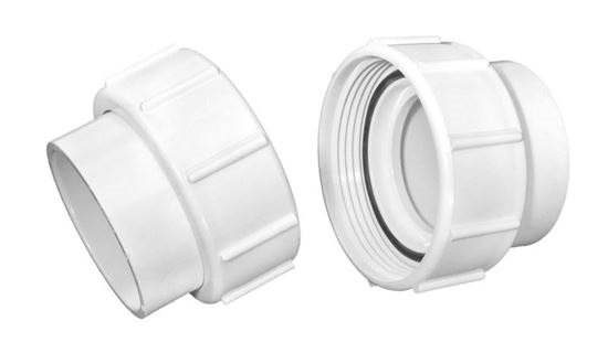 Picture of Pump Union, 2"Female Buttress Threadx2" Slip, wht Quantity 2 af52272000