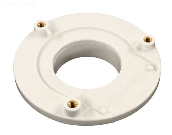 Picture of White Wall Fitting Retro 4" diameter 1-7/8"hs 1-1/2"mpt  r415T101