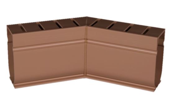 Picture of 45 Degree Deck Drain Angle Tan D4T