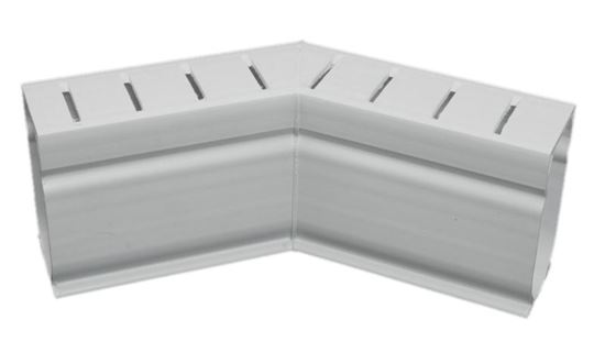 Picture of 45 Degree Deck Drain Angle White D4W