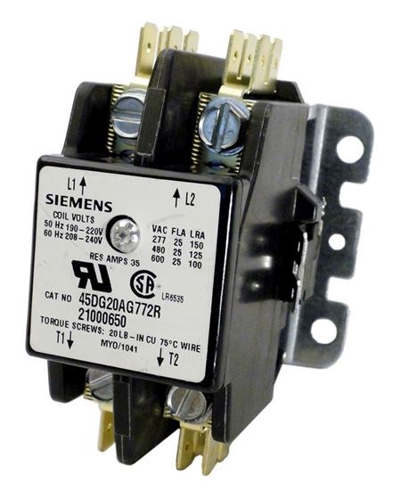 Picture of Contactor, 2p, 35amp, 240 21000650