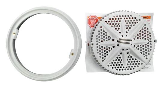Picture of Main Drain GratePentairStarGuard8"112gpmWhiteLong Ring 500108