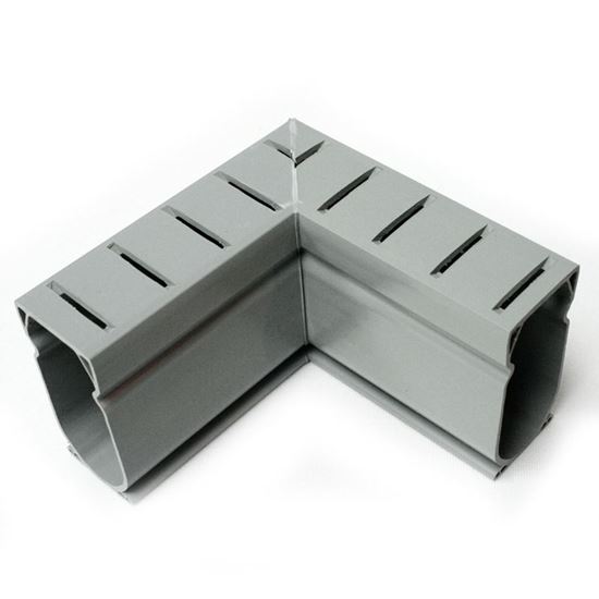 Picture of 90 Degree Deck Drain Angle Grey D9G