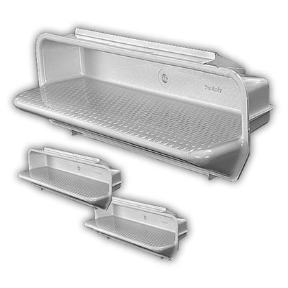 Picture of Set Of 3 White Cycolac Abs Ladder Steps 82400700