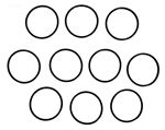 Picture of O-Ring Pentair IntelliChlor Quantity 10 521147
