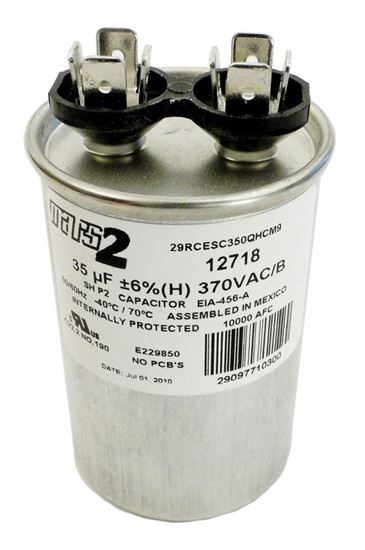 Picture of Run Capacitor 35 Mfd 370Vac Rd35370