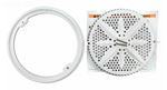 Picture of Main Drain GratePentairStarGuard8"112gpmWhiteShort Ring 500103