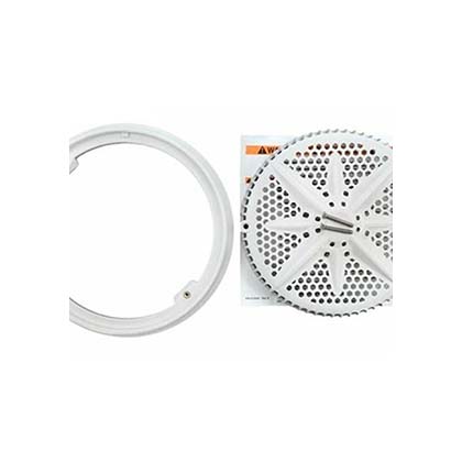 Picture of Main Drain GratePentairStarGuard8"112gpmWhiteShort Ring 500103