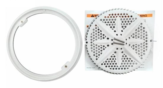 Picture of Main Drain GratePentairStarGuard8"112gpmWhiteShort Ring 500103