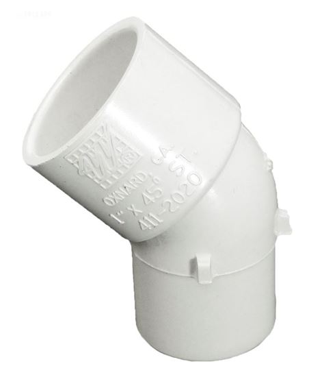 Picture of 45 Degree Street Ell, 1" Spigot x 1" Slip Ww4112020