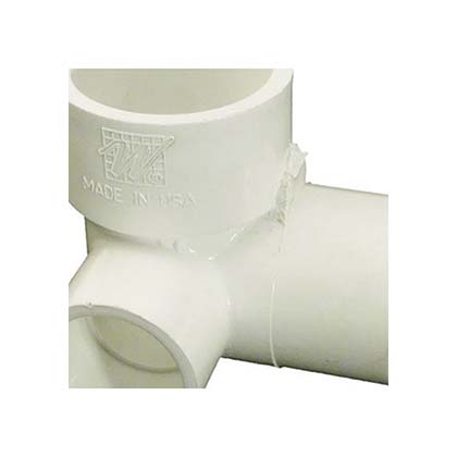 Picture of 90 Elbow 1-1/2" Slip x 1-1/2" Spigot x 1" Slip side 4114050