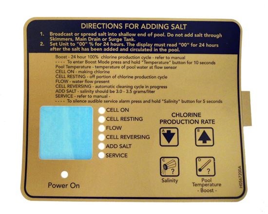 Picture of Control Box Decal Bottom R0404400