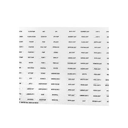 Picture of Aux Label All Button Control 6781