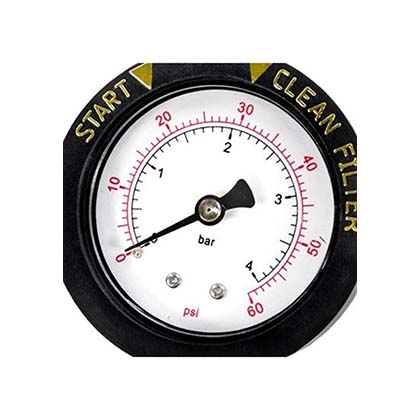 Picture of Pressure Gauge Back Mount  1/4" mpt 0-60psi 190059