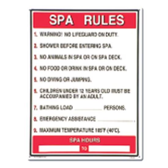 Picture of General commercial spa rules pm40327