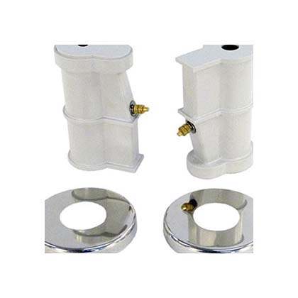 Picture of Plastic anchor kit w/escutcheons white 69209200