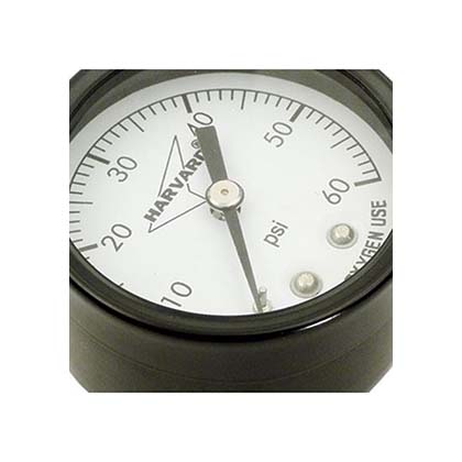 Picture of Pressure Gauge, 1/4"mpt, 0-60psi, Back Mount, Generic ipg6024b