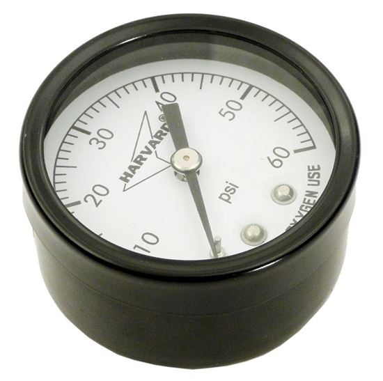 Picture of Pressure Gauge, 1/4"mpt, 0-60psi, Back Mount, Generic ipg6024b