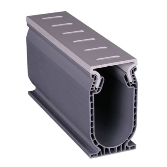 Picture of 10' Frontier Deck Drain Grey With Adapters Sddg