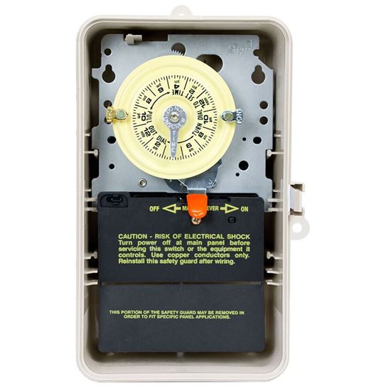 Picture of 120v indoor/outdoor time clock spst beige t101p3