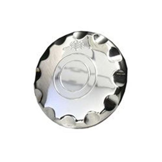 Picture of Venturi air control part cap without o-ring, scallop, chrome-200517