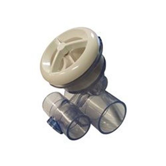 Picture of Jet assembly 1' slip air x 1-1/2' slip water micro&#39;ssage white -1