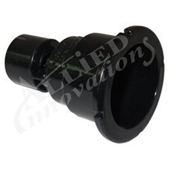 Picture of Wall Fitting Jet Waterway  Poly Storm Thread-In Gunite Black 215-1191