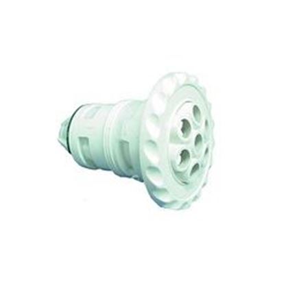 Picture of Jet Internal: 3-1/2' Deluxe Poly Jet Massage Scallop White 210-6700