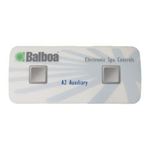 Picture of 2 Button Balboa M2 M3 Keypad Overlay 10318