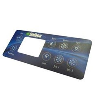 Picture of 8 Button Balboa Vl Series Keypad Overlay 10763