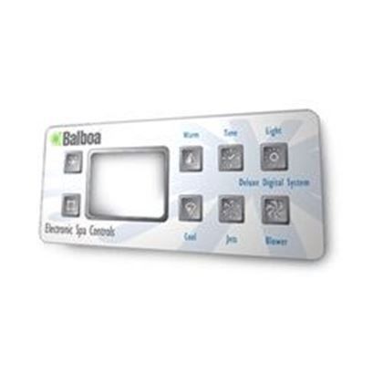 Picture of 8 Button Balboa Serial Deluxe Keypad Overlay 10299