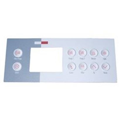 Picture of 10 Button Gecko Tsc Series Keypad Overlay 9916-100761