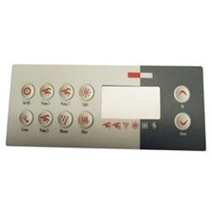 Picture of 10 Button Gecko Tsc Series Keypad Overlay 9916-100723