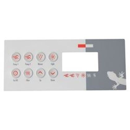 Picture of 8 Button Gecko Tsc Series Keypad Overlay 9916-100130