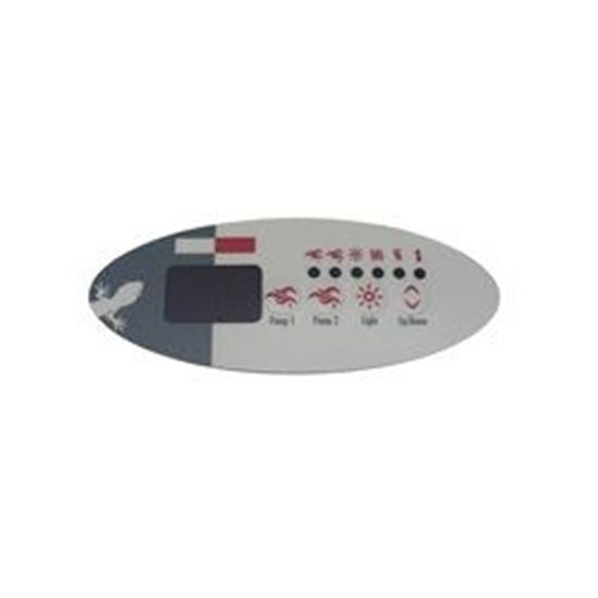 Picture of 4 Button Gecko Tsc Series Keypad Overlay 9916-100186